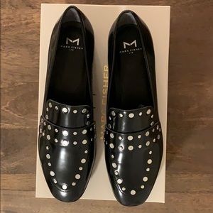 Marc Fisher LTD. Flat loafer Zimma with Studs
